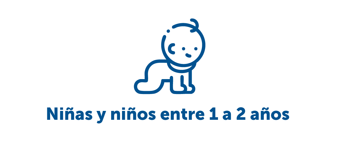 iciono de niño gateando